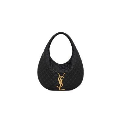 YSL ICARE HOBO IN QUILTED NAPPA 858160AAANG1000 (47*30.5*12cm)